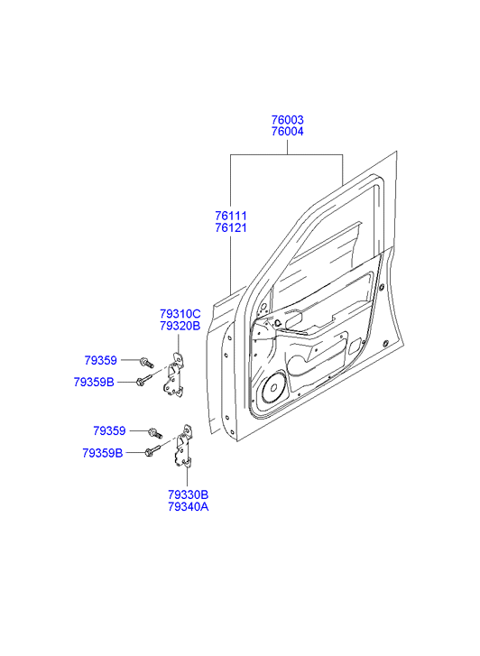 PANEL - REAR DOOR