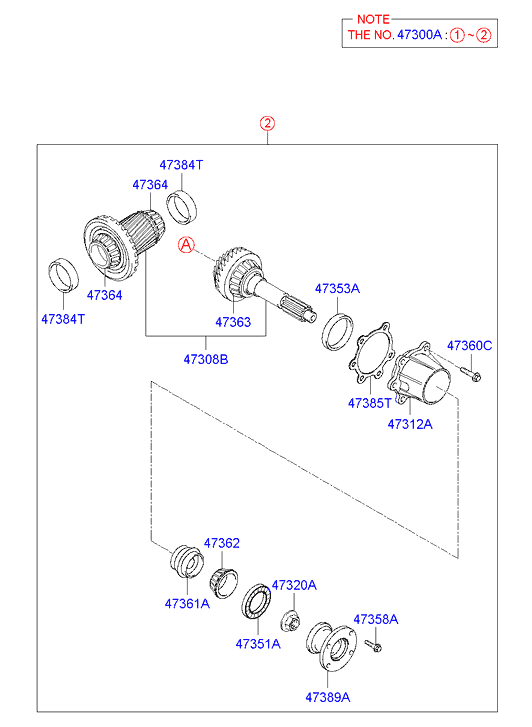 DRIVE SHAFT - FRONT