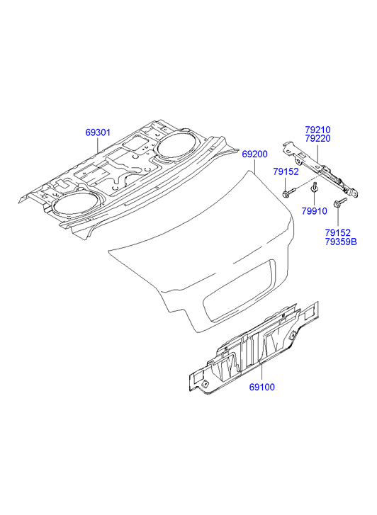 PANEL - REAR DOOR