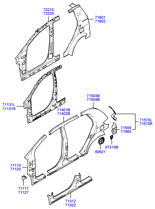 PANEL - REAR DOOR