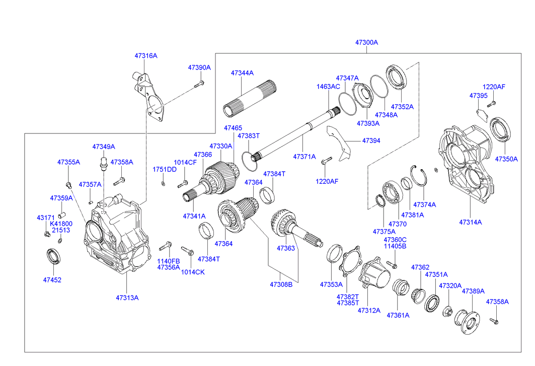 DRIVE SHAFT (2WD)