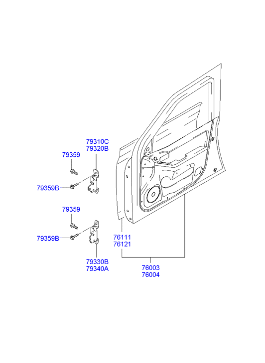 PANEL - REAR DOOR