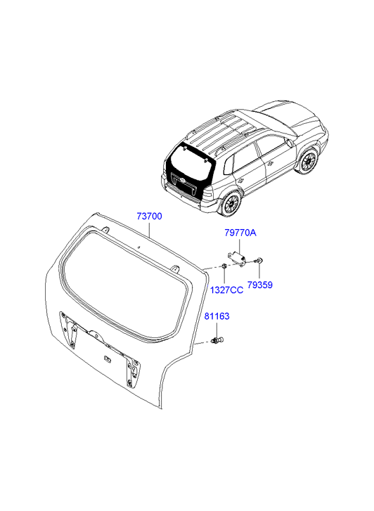 PANEL - REAR DOOR