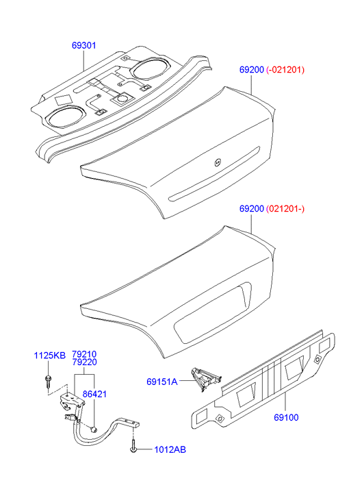 PANEL - REAR DOOR