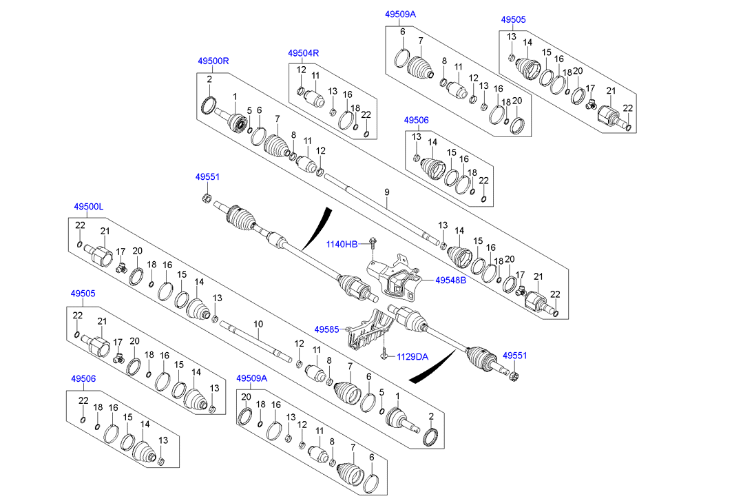 DRIVE SHAFT (FRONT)