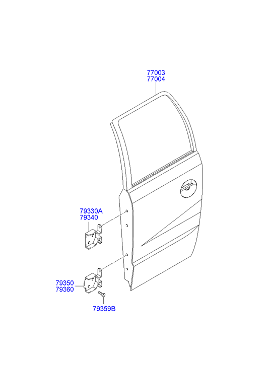 PANEL - REAR DOOR