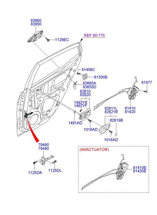 HOLDER ASSY - CHILD SEAT