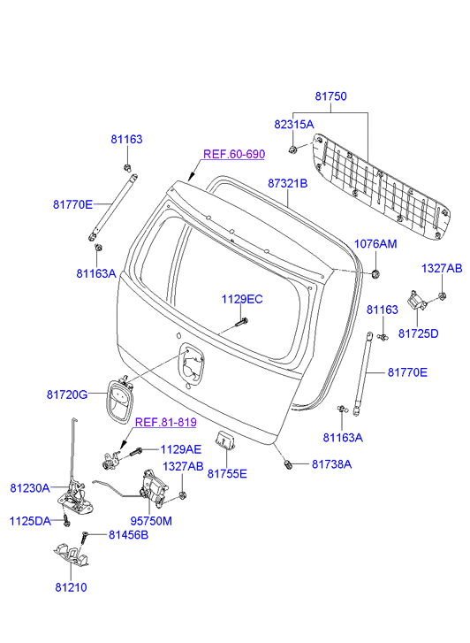 HOLDER ASSY - CHILD SEAT