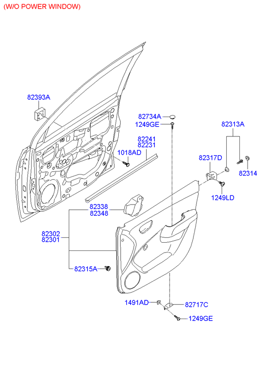 HOLDER ASSY - CHILD SEAT