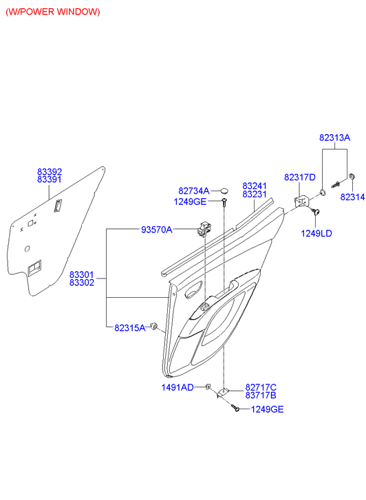 HOLDER ASSY - CHILD SEAT