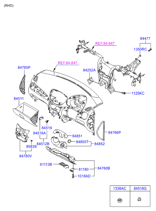 HOLDER ASSY - CHILD SEAT