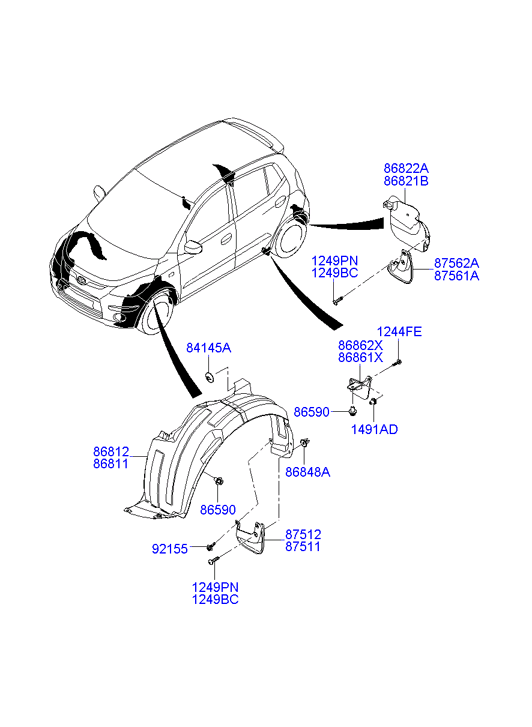 HOLDER ASSY - CHILD SEAT