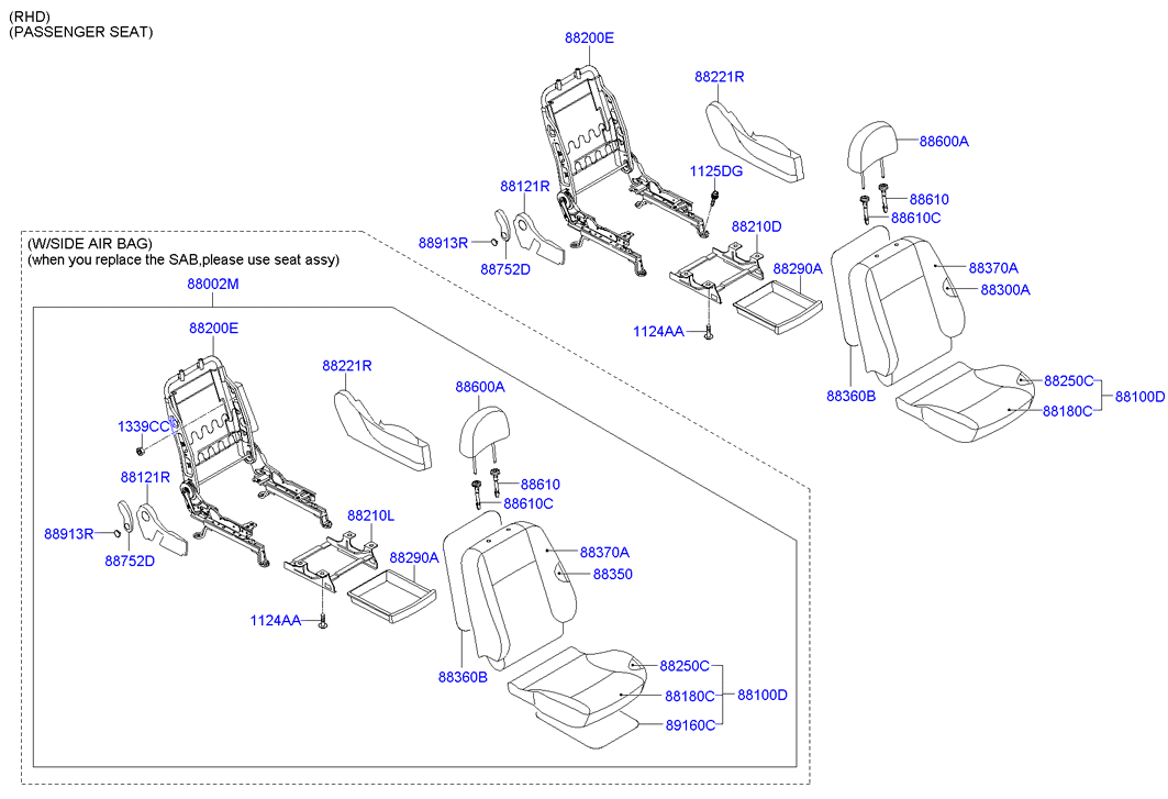 HOLDER ASSY - CHILD SEAT