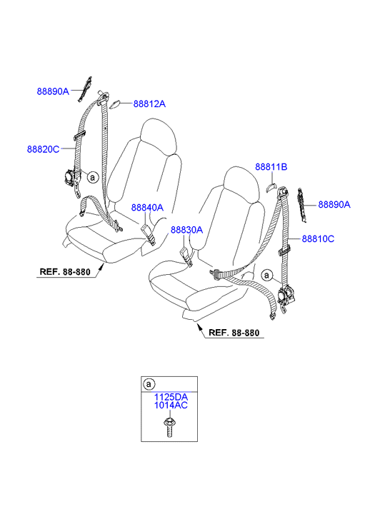 HOLDER ASSY - CHILD SEAT