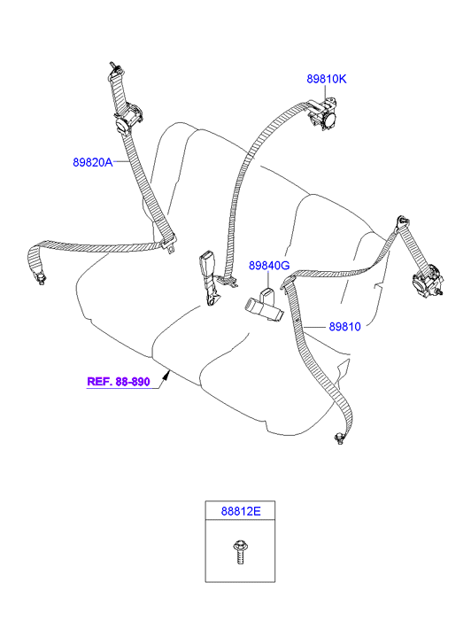 HOLDER ASSY - CHILD SEAT