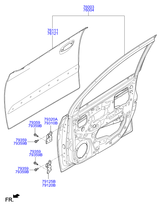 PANEL - REAR DOOR