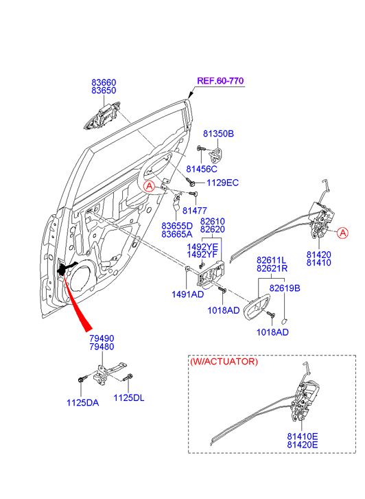 HOLDER ASSY - CHILD SEAT