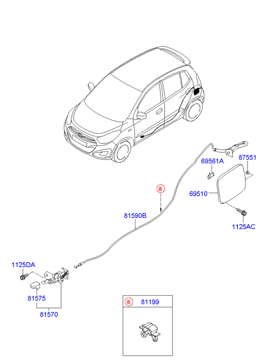 HOLDER ASSY - CHILD SEAT