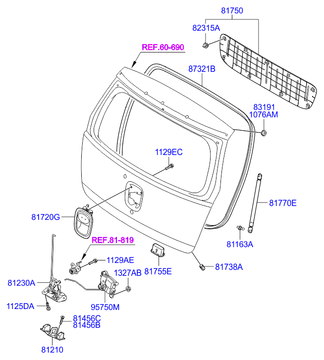 HOLDER ASSY - CHILD SEAT