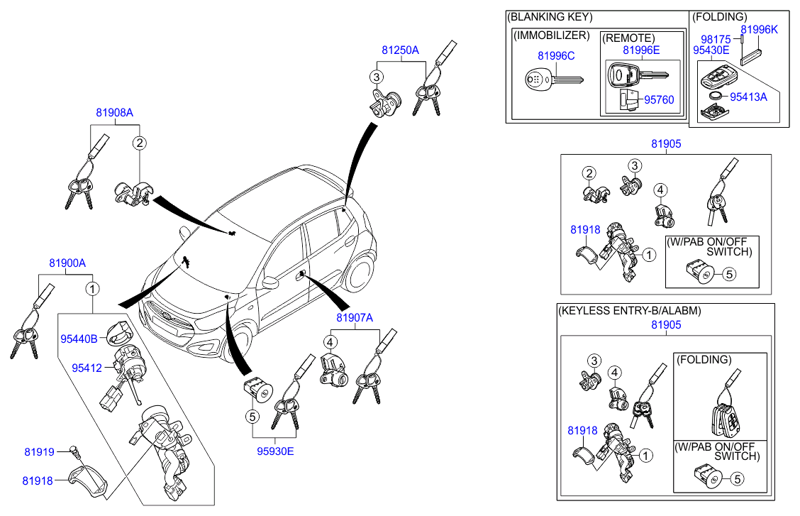 HOLDER ASSY - CHILD SEAT