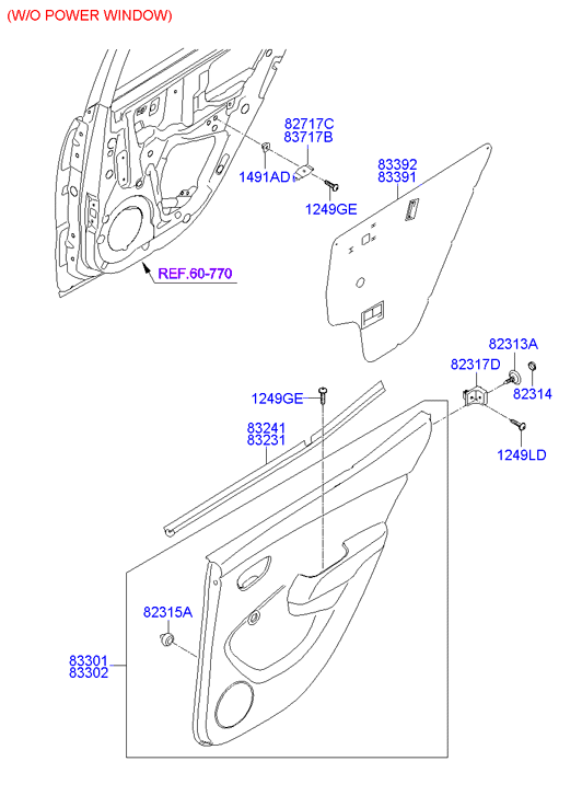 HOLDER ASSY - CHILD SEAT