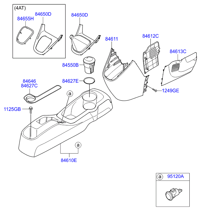 HOLDER ASSY - CHILD SEAT