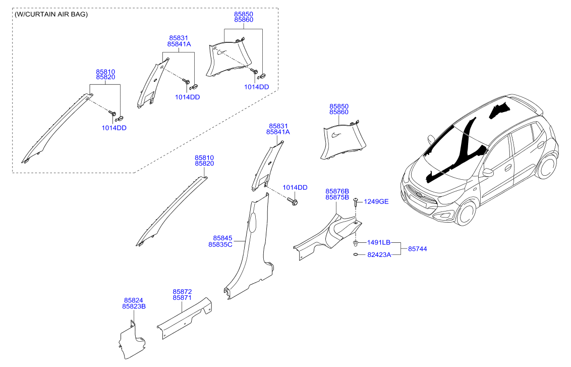 HOLDER ASSY - CHILD SEAT