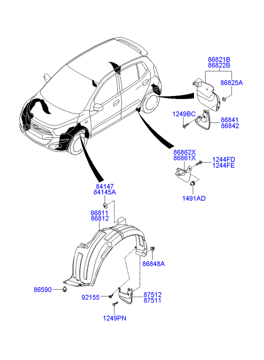 HOLDER ASSY - CHILD SEAT