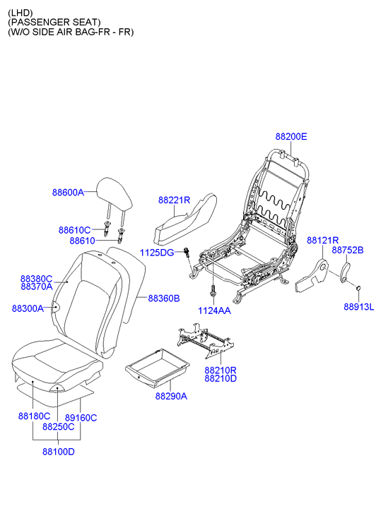 HOLDER ASSY - CHILD SEAT