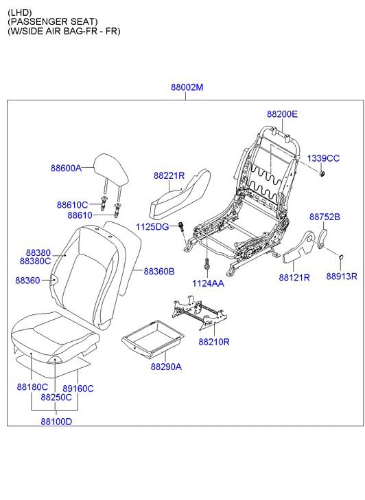 HOLDER ASSY - CHILD SEAT