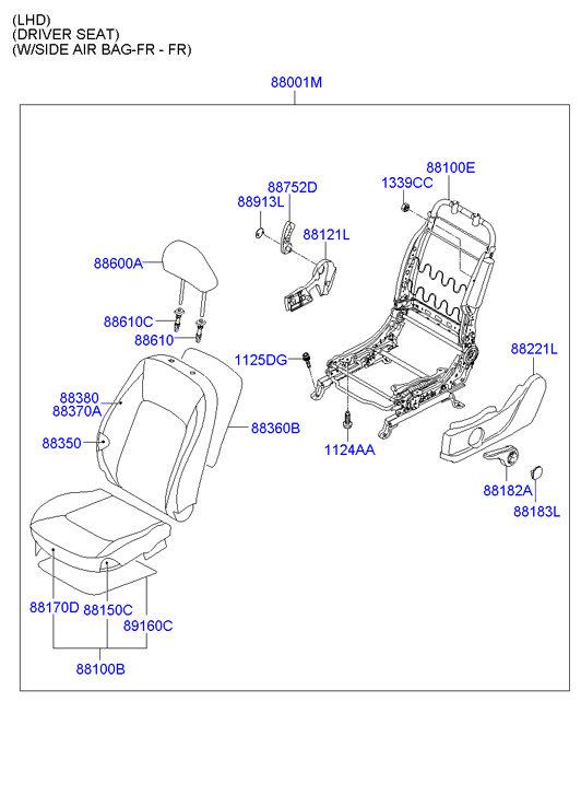 HOLDER ASSY - CHILD SEAT