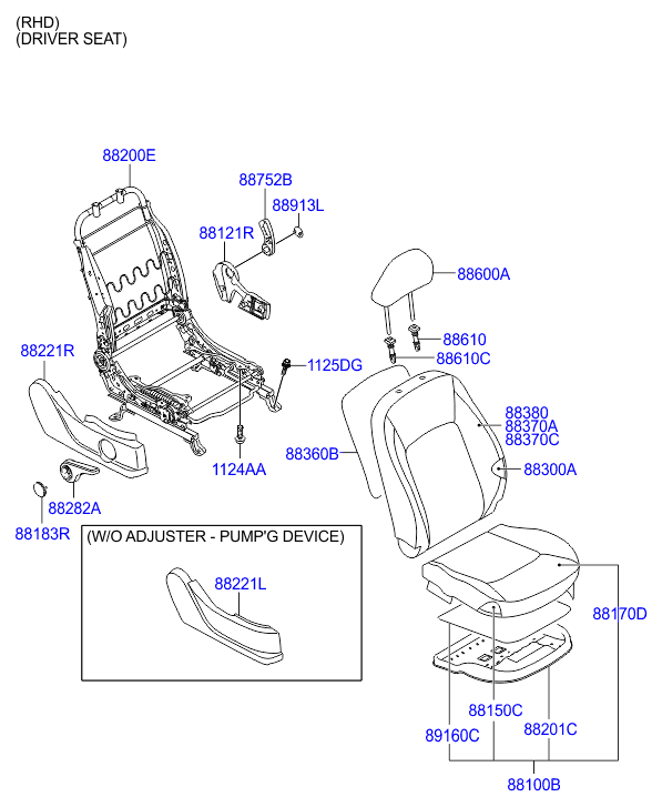 HOLDER ASSY - CHILD SEAT