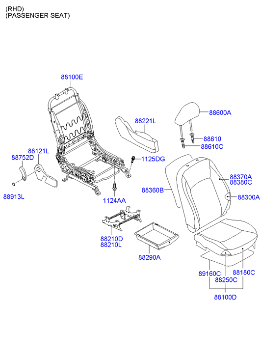 HOLDER ASSY - CHILD SEAT