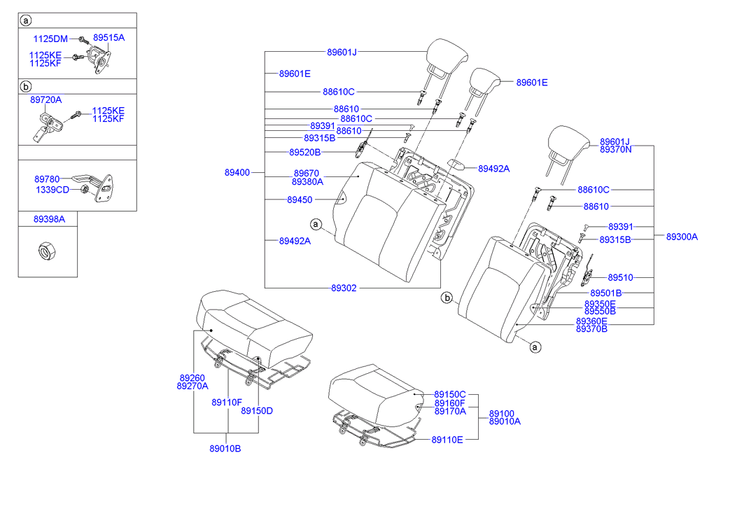 HOLDER ASSY - CHILD SEAT