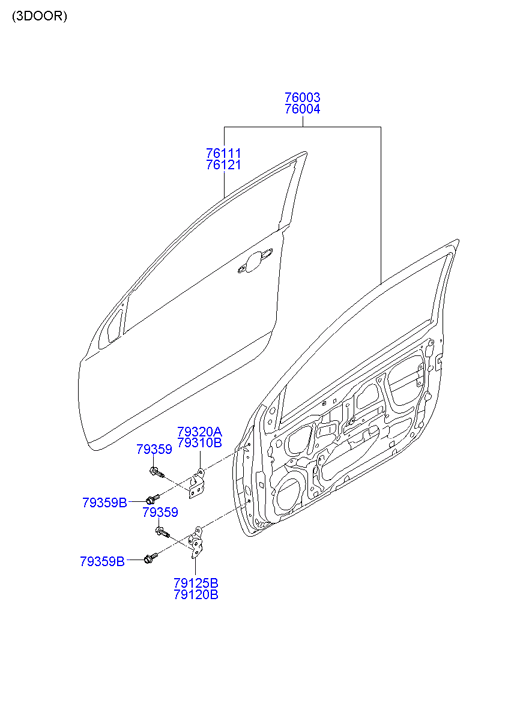 PANEL - REAR DOOR