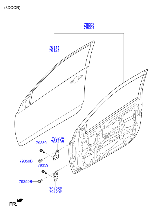 PANEL - REAR DOOR