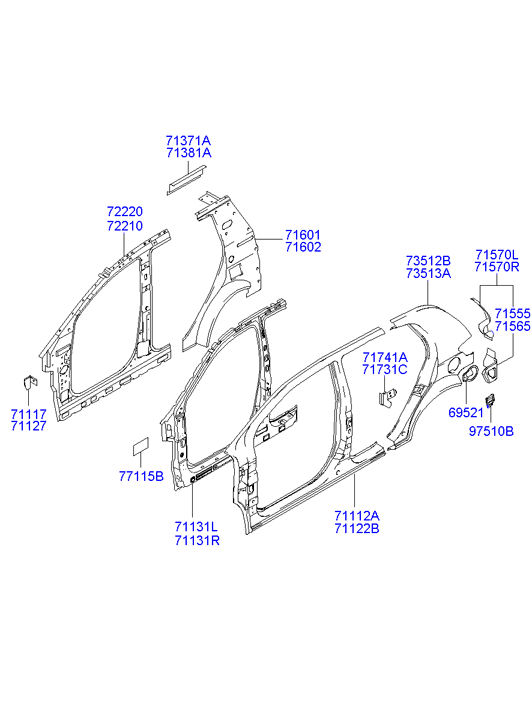 PANEL - REAR DOOR