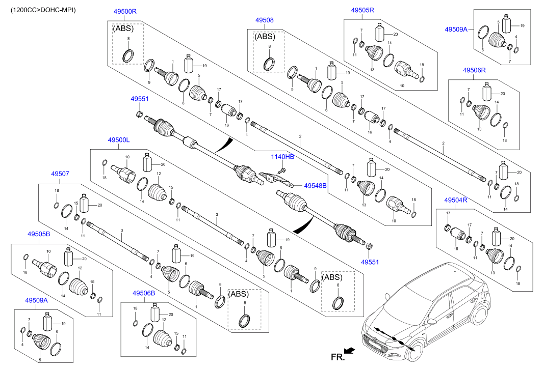 DRIVE SHAFT (FRONT)