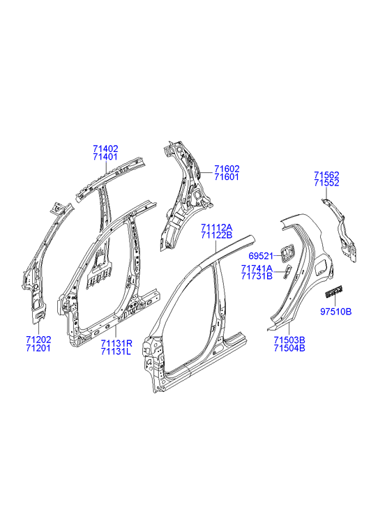 PANEL - REAR DOOR