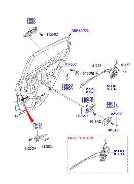 HOLDER ASSY - CHILD SEAT