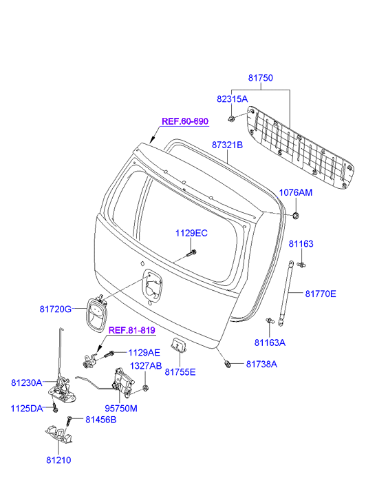 HOLDER ASSY - CHILD SEAT