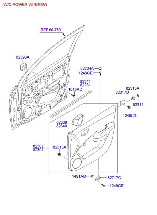 HOLDER ASSY - CHILD SEAT