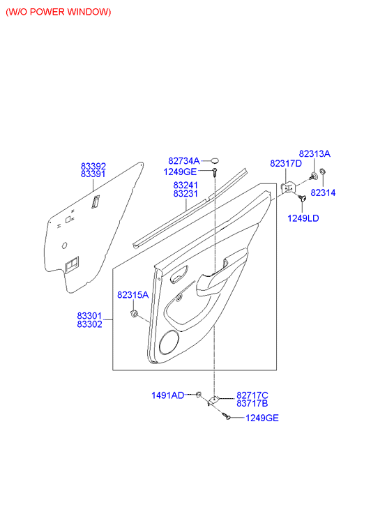 HOLDER ASSY - CHILD SEAT