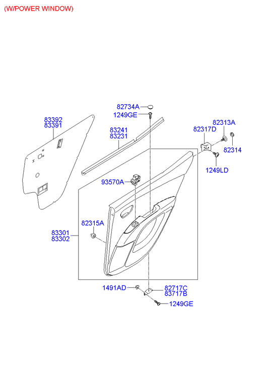 HOLDER ASSY - CHILD SEAT