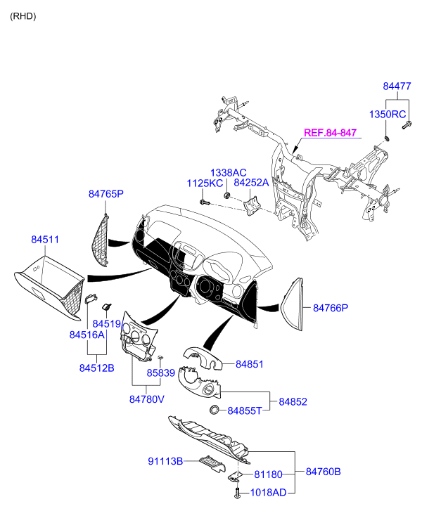 HOLDER ASSY - CHILD SEAT