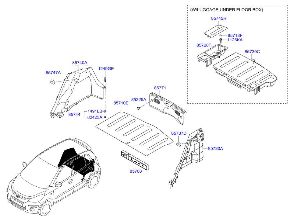 HOLDER ASSY - CHILD SEAT