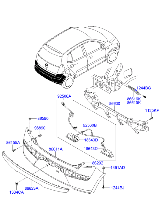 HOLDER ASSY - CHILD SEAT