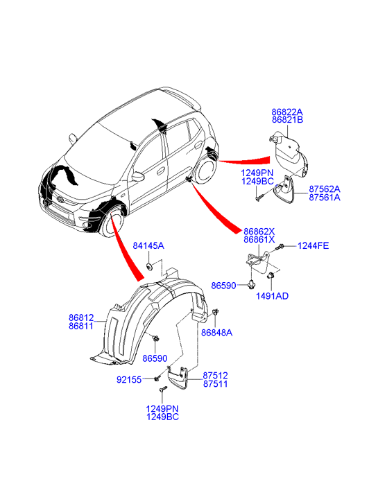 HOLDER ASSY - CHILD SEAT