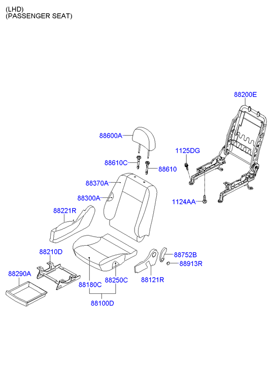 HOLDER ASSY - CHILD SEAT