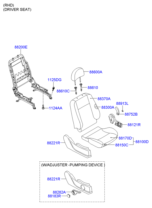 HOLDER ASSY - CHILD SEAT